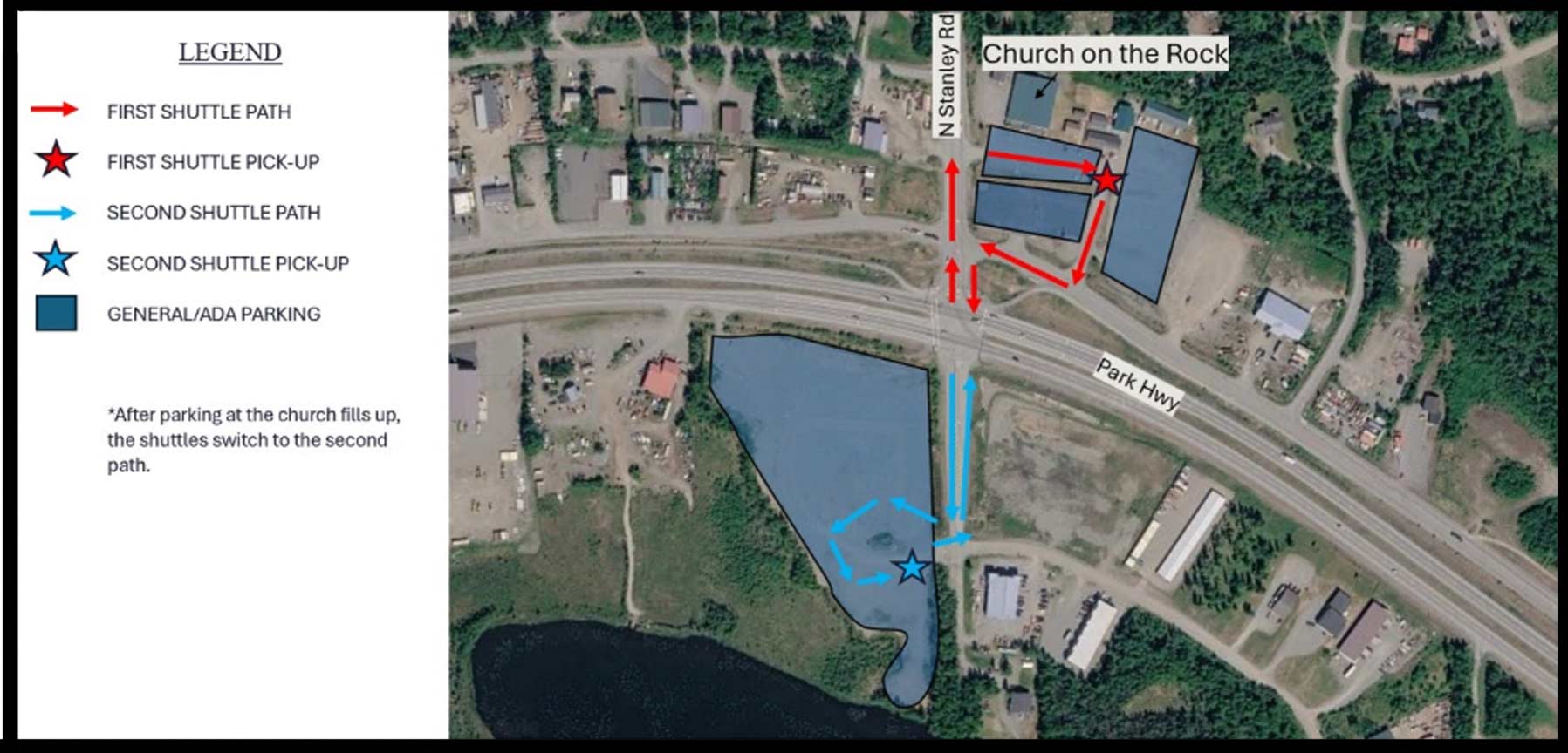 Logistics Program Map BREAKING: Logistics for historic Trump rally in Wasilla